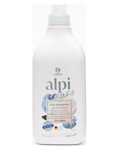 Концентрированное жидкое средство для стирки Alpi White Gel 1 8л Grass