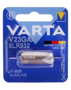 Батарейка алкалиновая Lr23 Mn21 A23 1bl 12в блистер 1 шт Varta