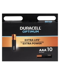 Батарейка алкалиновая Optimum Aaa Lr03 10bl 1 5в блистер 10 шт Duracell