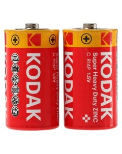 Батарейка солевая Extra Heavy Duty С R14 2s 1 5в спайка 2 шт Kodak