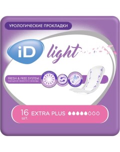 Урологические прокладки Light Extra Plus 16 шт I'd