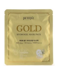 Гидрогелевая маска для лица с золотом 32 г Hydrogel Mask Pack Petitfee