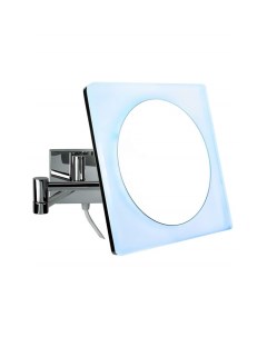 Косметическое зеркало Complementi B9756 0CR с увеличением и подсветкой Белый Хром Colombo design