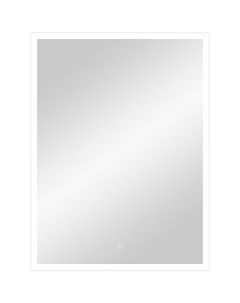Зеркало Frame White 600x800 ЗЛП944 с подсветкой с сенсорным выключателем Континент