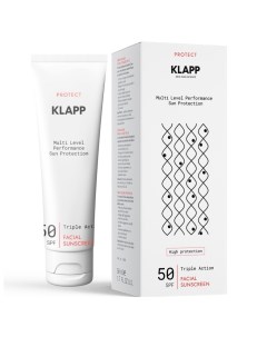 Солнцезащитный крем Facial Sunscreen SPF 50 50 мл Multi Level Performance Klapp