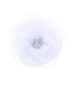 Шифоновый бант цветок Malina by андерсен