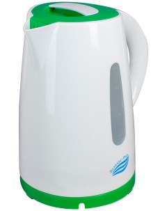 Чайник электрический Томь 1 1 7 л пластик белый зеленый 1850 Вт Великие-реки