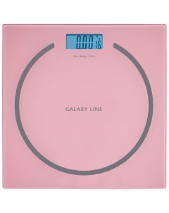 Весы напольные LINE GL 4815 розовый Galaxy