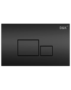 Клавиша смыва Quadro черный DB1519025 D&k