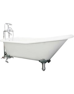 Чугунная ванна Schale 170x75 см SCHALE CHROME Elegansa