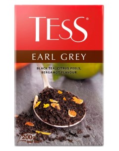 Чай черный Earl Grey листовой 200 г Tess