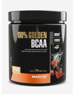 Аминокислоты 100 Golden BCAA 2 1 1 210 гр Клубника Черный Maxler