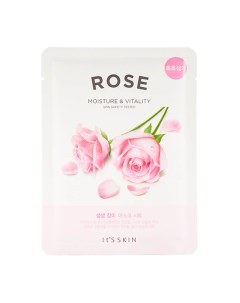 Укрепляющая тканевая маска The Fresh Rose Mask Sheet It's skin (корея)