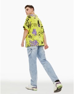 Прямые джинсы Straight с асимметричными деталями для мальчика Gloria jeans