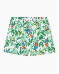 Пляжные шорты с тропическим принтом для мальчика Gloria jeans