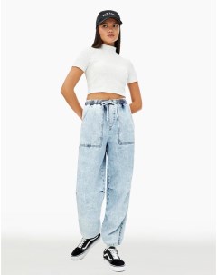 Джинсы New easy fit с кулисками и карманами Gloria jeans