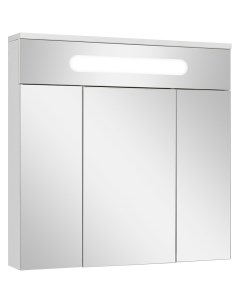 Зеркальный шкаф Olivia 80 1080COLI с подсветкой Белый Aqua de marco