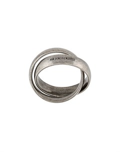Ann demeulemeester двойное кольцо с тиснением Ann demeulemeester