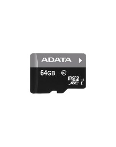 Карта памяти microSDHC 64Gb Class10 AUSDX64GUICL10 RA1 Adata