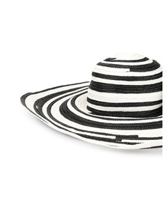 Missoni полосатая шляпа с широкими полями m белый Missoni