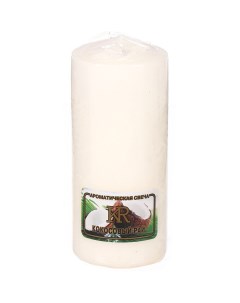 Свеча ароматическая 12х5 см столбик Кокосовый рай 500041 Bartek candles