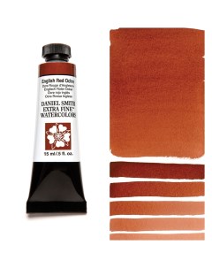 Акварель в тубе 15 мл Английская красная охра English Red Ochre PR101 Daniel smith