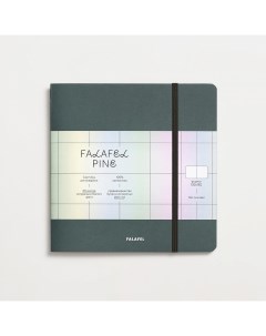 Скетчбук для акварели 190х190 мм Pine 20 л 200 г на прошивке фиксирующая резинка Falafel books