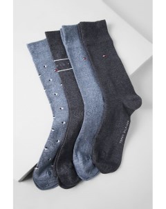 Подарочный набор из четырех пар классических носков Tommy hilfiger