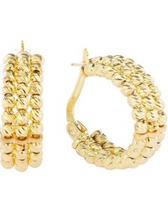 Серьги из жёлтого золота Mostar jewellery