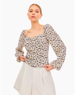 Блузка с цветочным принтом Gloria jeans