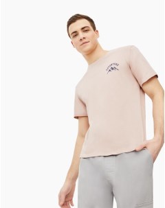 Розовая футболка с принтом Adventure Gloria jeans