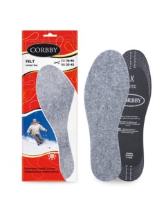 Стельки для обуви Felt войлок Corbby