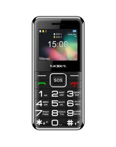 Мобильный телефон teXet TM B319 Black TM B319 Black Texet
