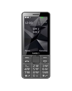 Мобильный телефон teXet TM D324 Grey TM D324 Grey Texet