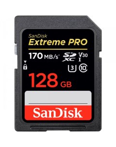 Карта памяти SDXC SanDisk 128GB Extreme Pro UHS I U3 V30 128GB Extreme Pro UHS I U3 V30 Sandisk