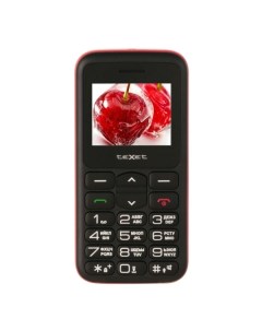 Мобильный телефон teXet TM B323 Black Red TM B323 Black Red Texet