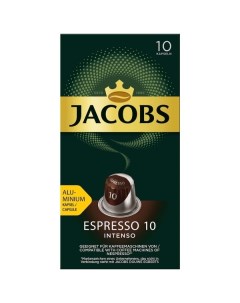 Кофе в капсулах Jacobs Espresso 10 Intenso Espresso 10 Intenso