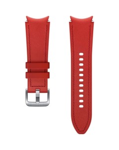Сменный ремешок для смарт часов Samsung Hybrid Leather Watch4 Classic S M красный Hybrid Leather Wat