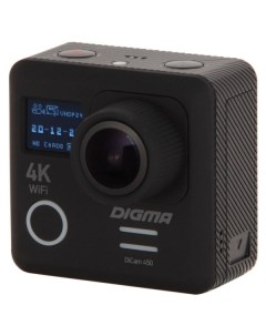 Видеокамера экшн Digma DiCam 450 Black DiCam 450 Black