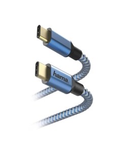 Кабель USB Type C Hama 1 5 м USB Type C Blue 00183288 1 5 м USB Type C Blue 00183288