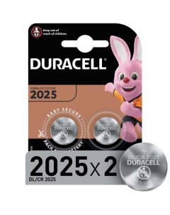 Батарея Duracell CR2025 2BL 2шт CR2025 2BL 2шт