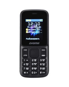 Мобильный телефон Digma Linx A172 32MB Black Linx A172 32MB Black