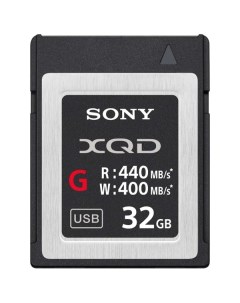Карта памяти XQD Sony 32GB 440R 400W QD G32E J 32GB 440R 400W QD G32E J