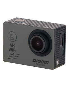 Видеокамера экшн Digma DiCam 300 серая DiCam 300 серая