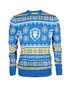 Верхняя одежда World of Warcraft Свитер Alliance Ugly Holiday Sweater Свитер Alliance Ugly Holiday S World of warcraft