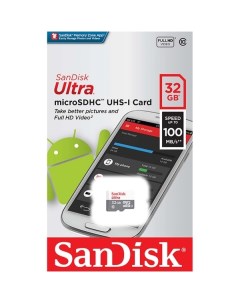 Карта памяти MicroSD SanDisk Ultra 32GB UHS I SDSQUNR 032G GN3MN Ultra 32GB UHS I SDSQUNR 032G GN3MN Sandisk