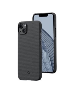 Чехол Pitaka для Apple iPhone 14Plus KI1401MA черный серый для Apple iPhone 14Plus KI1401MA черный с
