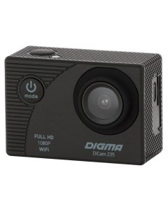 Видеокамера экшн Digma DiCam 235 черная DiCam 235 черная