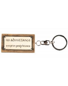 Брелок The Lord of the Ring Keyring No Admittance 861701329 Keyring No Admittance 861701329 The lord of the ring