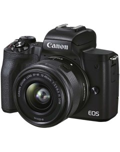 Фотоаппарат системный Canon EOS M50 Mark II 15 45mm f 3 5 6 3 IS STM Black EOS M50 Mark II 15 45mm f